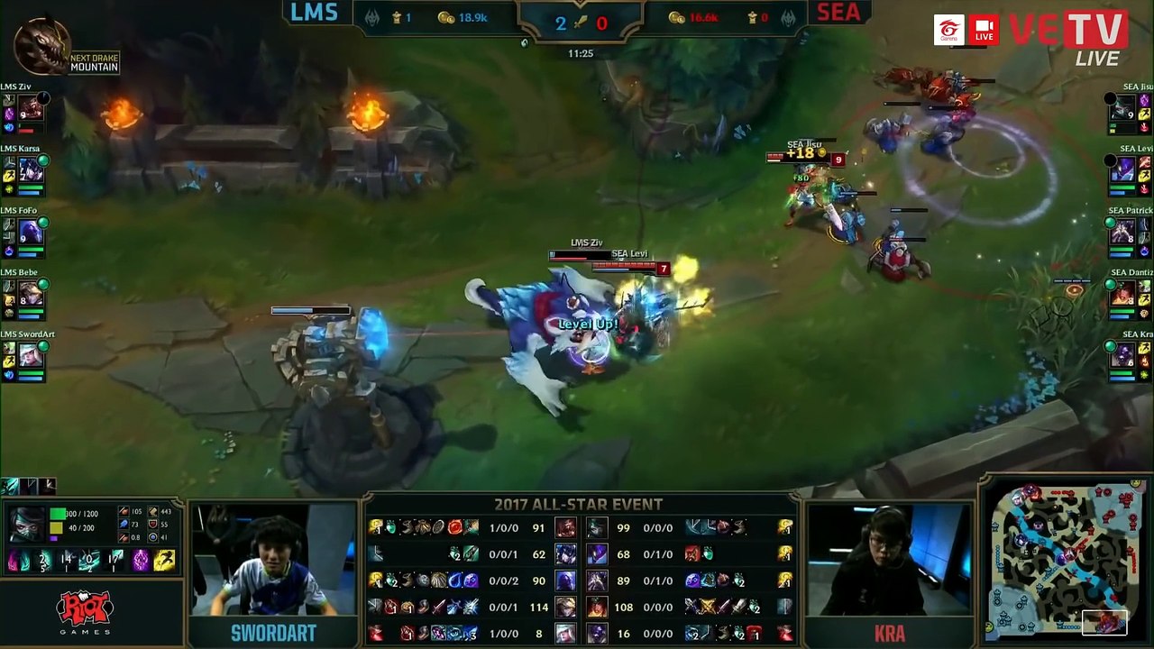 [SEMI-FINAL ALLSTAR2017] LMS VS. SOUTHEAST ASIA ROUND 1 [HIGHLIGHTS]