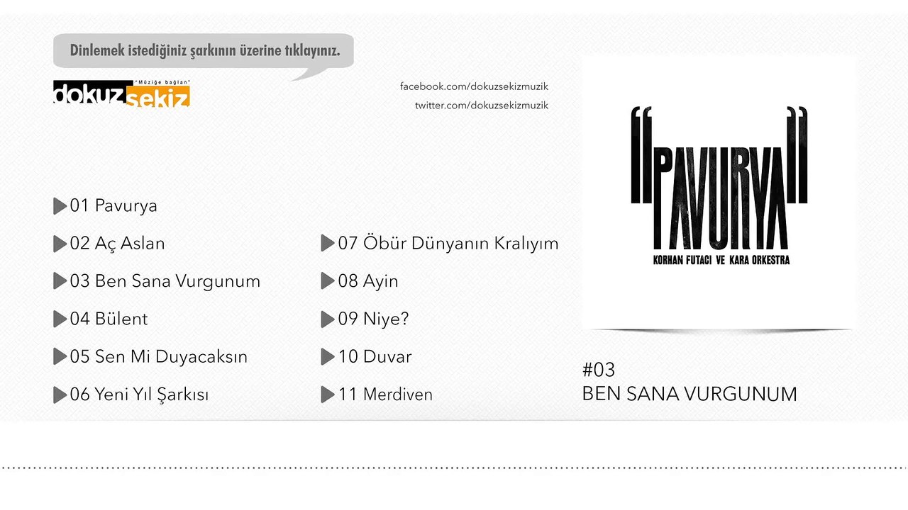 Korhan Futacı ve Kara Orkestra - Ben Sana Vurgunum (Official Audio)