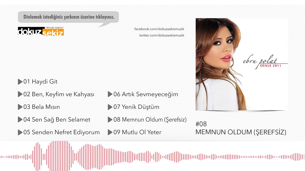 Ebru Polat - Memnun Oldum (Şerefsiz) (Official Audio)
