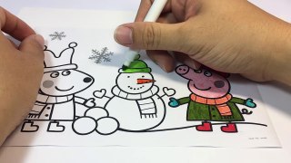 Coloring Peppa Pig Coloring Book  - Peppa and Rebecca Coloring Page-vXSBQ6tKKHc
