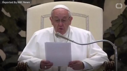 Pope Prays To 'Avert A New Spiral Of Violence' Over Jerusalem