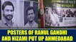 Gujarat Assembly polls: Posters of Rahul Gandhi with Salman Nizami surface in Ahmedabad | Oneindia