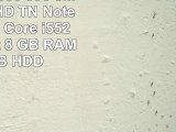 Lenovo G5080 396 cm 156 Zoll FHD TN Notebook Intel Core i55200U 27 GHz 8 GB RAM 500