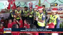 Traffic group ng Davao City, nagbigay ng Pamasko sa mga estudyante