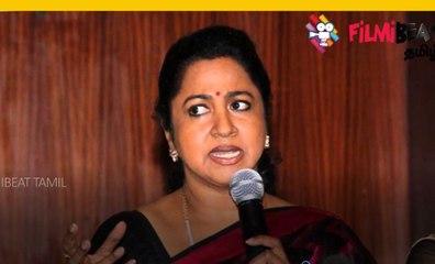 கெடுவான் கேடு நினைப்பான்: விஷாலை விளாசிய ராதிகா சரத்குமார்- வீடியோ