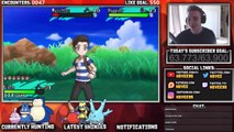 SHINY HAPPINY IN A CHAIN OF ONLY 47! Pokémon Sun and Moon Live Shiny Pokemon Hunting Reaction!-J56tNMDwC8k