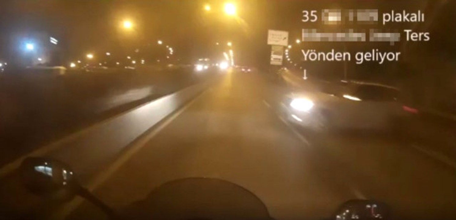 Ters Yönden Gelen Cip Motosiklete Çarpıp Kaçtı