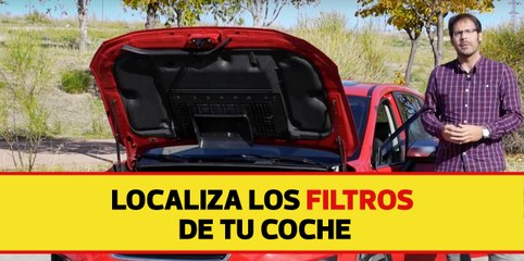 Localiza los filtros de tu coche