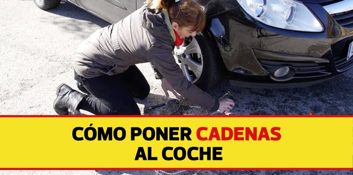 Cómo colocar las cadenas de nieve