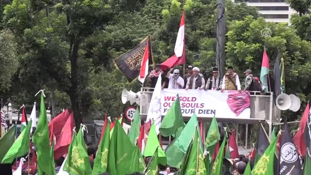 ABD Büyükelçiliği Önünde Kudüs Protestosu