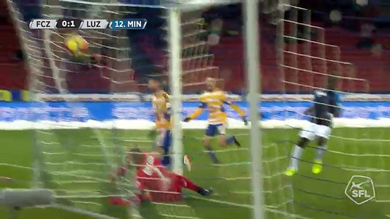 Zurich 1:2 Luzern (Swiss Super League 10 Dezember 2017)