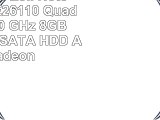 Lenovo 156 Zoll Notebook AMD E26110 Quad Core 4x150 GHz 8GB RAM 640GB SATA HDD AMD