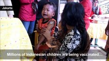 Indonesia vaccinates millions to halt deadly diphtheria outbreak