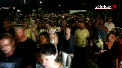 Johnny Hallyday : grosse affluence à la veillée populaire sur l'île de Saint-Barth