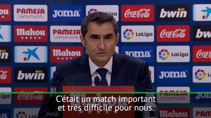 15e j. - Valverde : "Une victoire très importante"