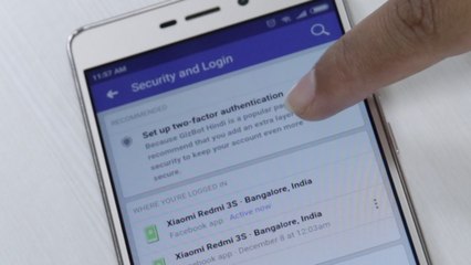 Facebook Two factor authentification : Stay safe from hackers (Hindi)