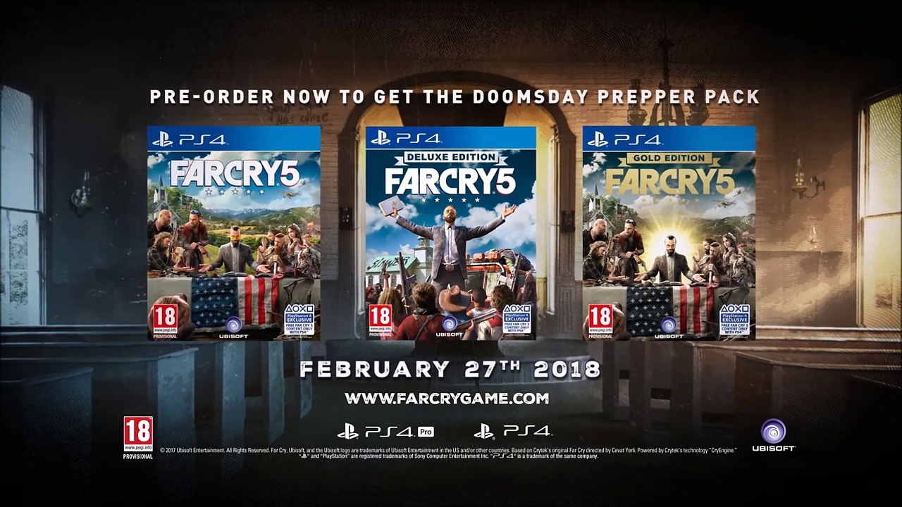 FAR CRY 5 Trailer EXTENDED All Trailers (2018) PS4_Xbox One_PC