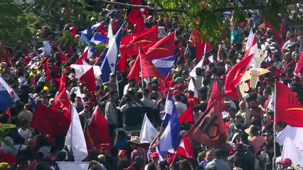Milhares protestam contra reeleição de Hernández em Honduras