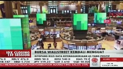 Bursa Wallstreet Kembali Menguat