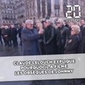 Claude Lelouch explique pourquoi il a filmé les obsèques de Johnny