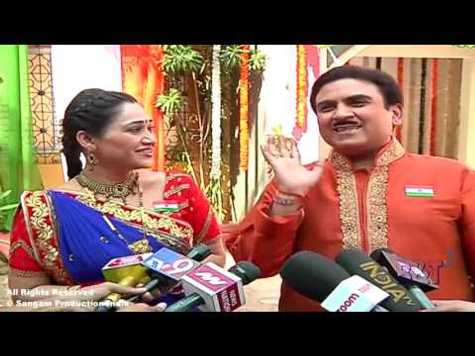 Making of SAB TV Serial "Taarak Mehta Ka Ooltah Chashmah" Republic Day Celebration