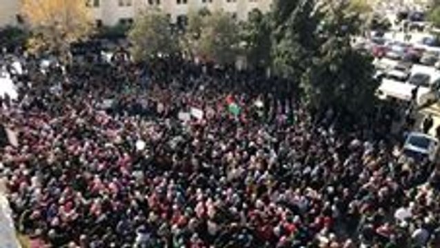 West Bank Students Gather to Protest US Jerusalem Decision