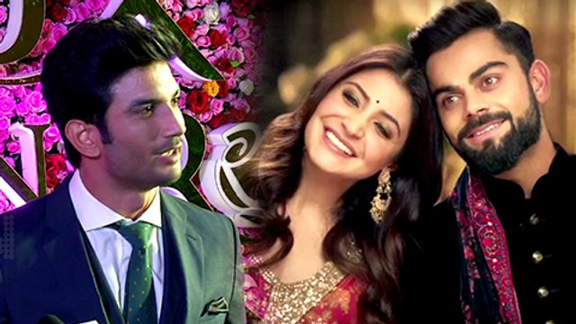 Anushka Sharma Virat Kohli Wedding Sushant Singh Rajput Congratulates | Lux Golden Rose Awards 2017