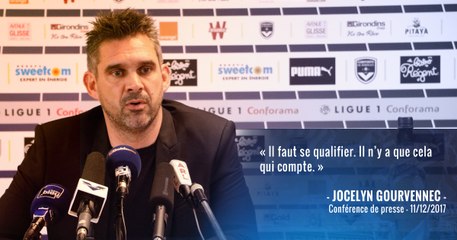 Jocelyn Gourvennec avant Toulouse-Bordeaux en huitième de finale de Coupe de la Ligue