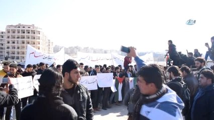 İdlib'de Trump'ın Kudüs Kararı Kınandı