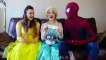 #12Frozen Elsa CLOTHES SWAP CHALLENGE w  Spiderman Belle Anna Rapuntzel Fun Superhero in real life (2) | Superheroes | Spiderman | Superman | Frozen Elsa | Joker