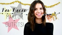 New Years Eve Makeup & Outfits