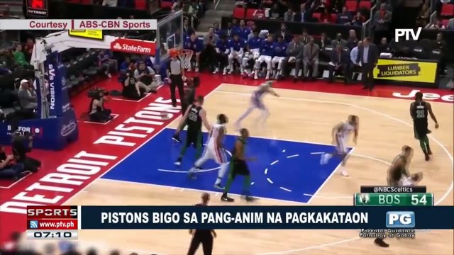 SPORTS BALITA: Pistons, bigo sa pang-anim na pagkakataon; Knicks, pinayuko ang Hawks
