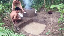 Primitive Technology with Survival Skills Calcium Oxide and Water(CaO H2O)