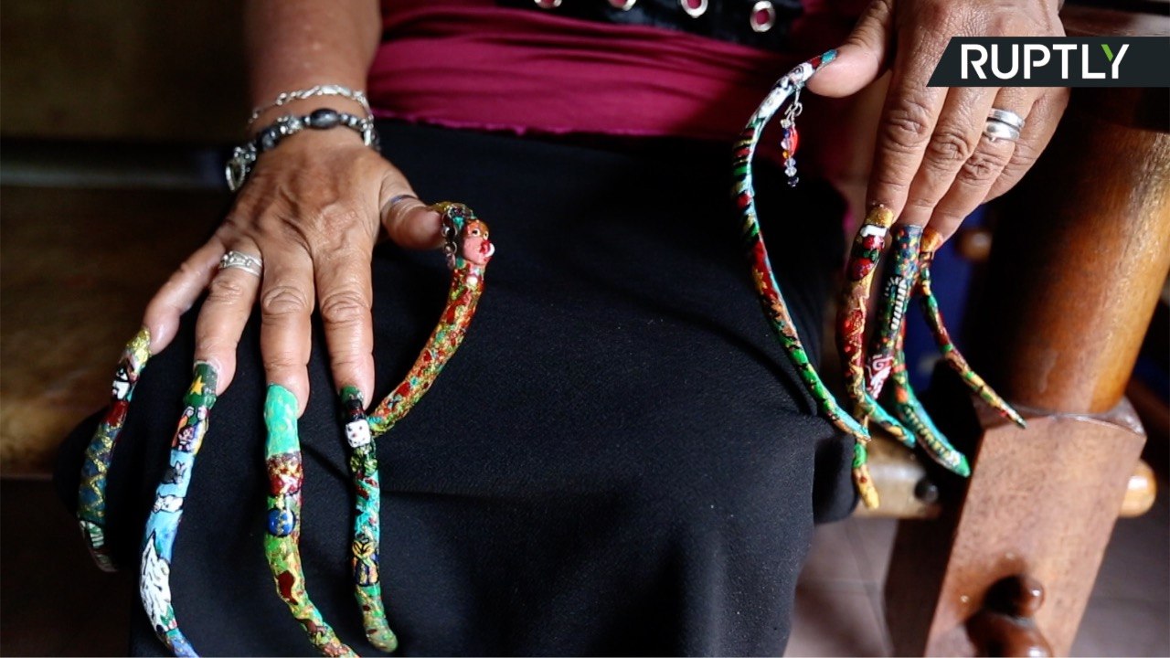 This Woman's Outrageous Nails May Soon Become World's Longest
