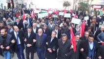 Elazığ'da, Trump'a Tepki Yürüyüşü