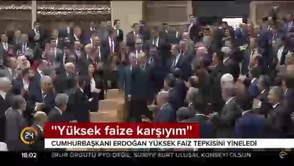 "Yüksek faize karşıyım"