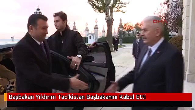 Başbakan Yıldırım Tacikistan Başbakanını Kabul Etti