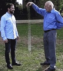 Gravitational force on a slinky