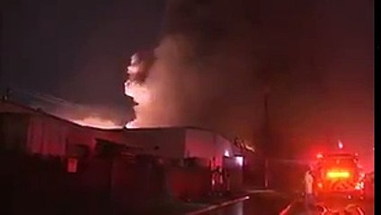 Water on a magnesium fire