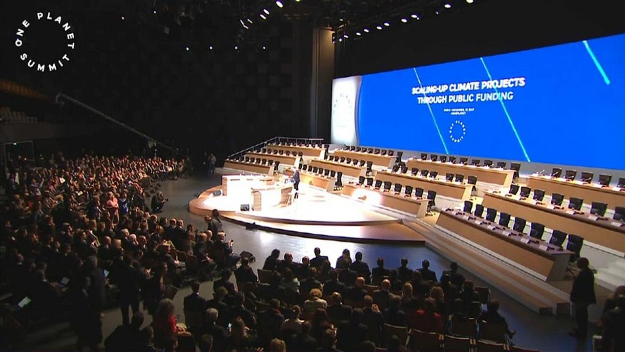 Klimaschutzgipfel 'One Planet Summit' hat begonnen