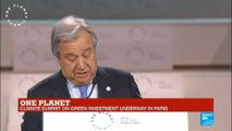 One Planet Summit: Watch United Nations Secretary General Antonio Guterres'' address