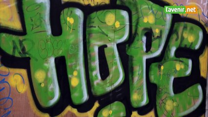 Guerre contre les tags, à Tournai