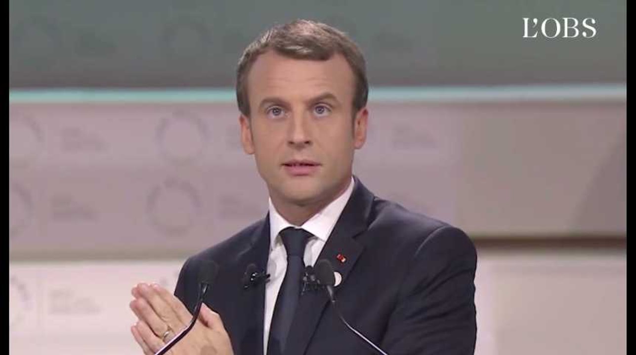 Macron : "Sur le réchauffement climatique, on est en train de perdre la bataille"