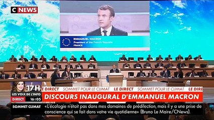 "On est en train de perdre la bataille" contre le réchauffement climatique a déclaré Emmanuel Macron