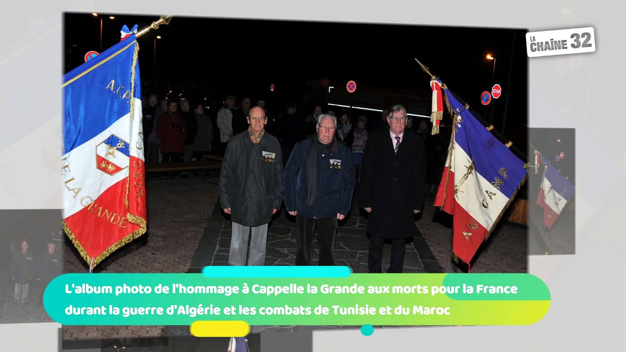 L'album photo de l'hommage à Cappelle la Grande aux morts pour la France durant la guerre d'Algérie
