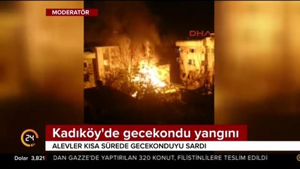 Alevler kısa sürede gecekonduyu sardı