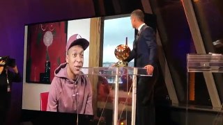 La question géniale posée par Mbappé à Cristiano Ronaldo pendant la cérémonie du Ballon d'Or