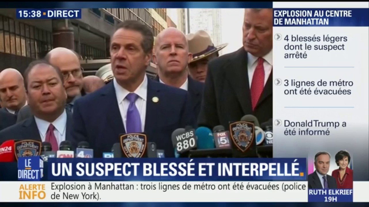 Explosion à Manhattan: "C’était un engin très artisanal", a déclaré le gouverneur de New York