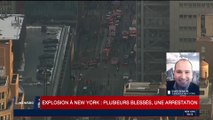 Explosion à New York: plusieurs blessés, une arrestation