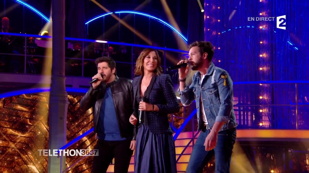 Zazie, Claudio Capeo et Patrick Fiori interprètent "On ira"